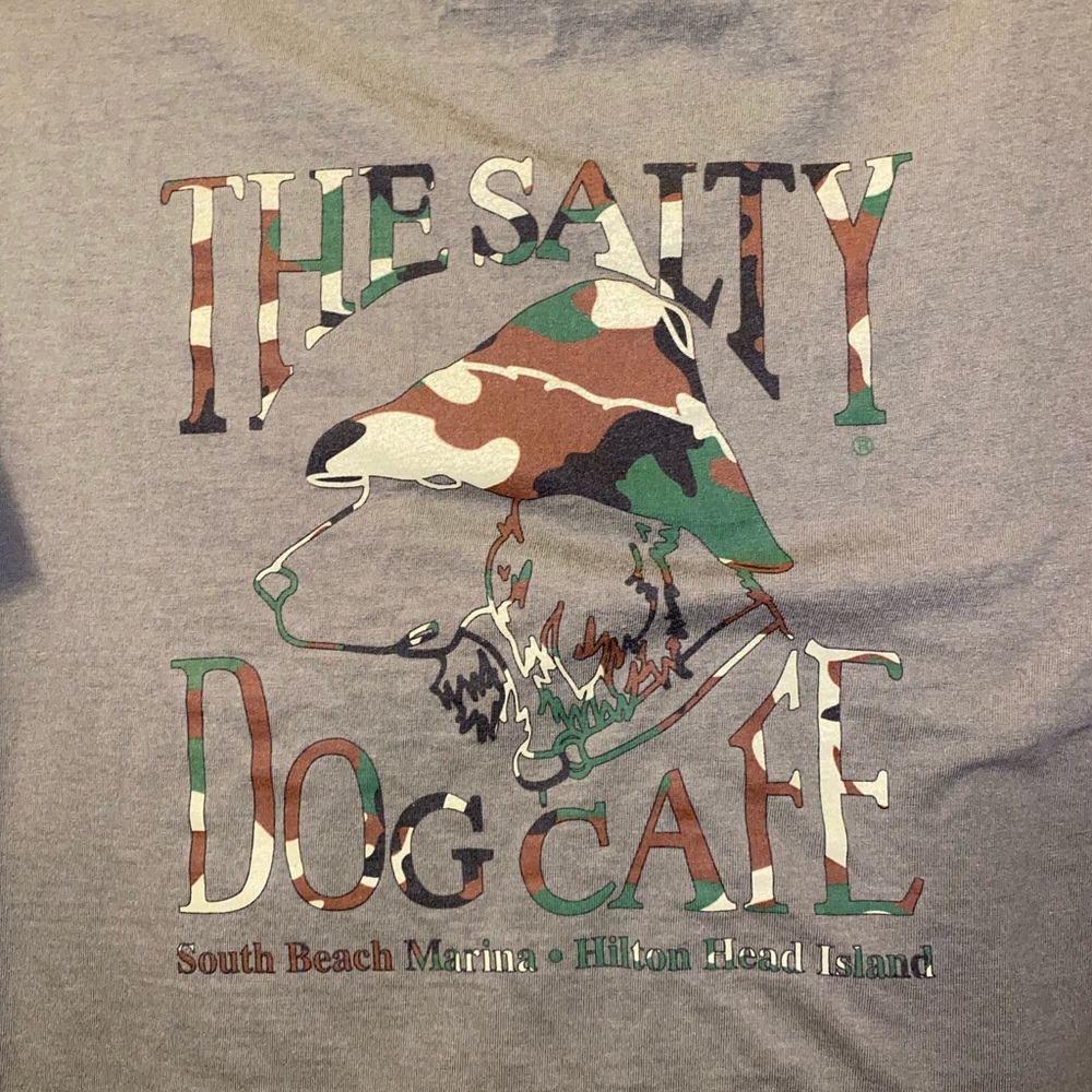 Salty Dog Cafe CAMO limited edition Med T HHI